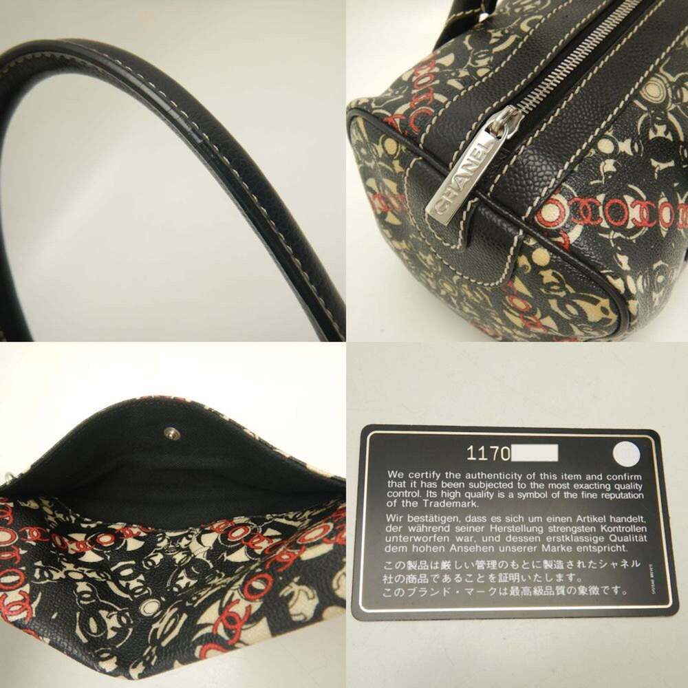 CHANEL Black Caviar Leather Pouch - Picture 6 of 10